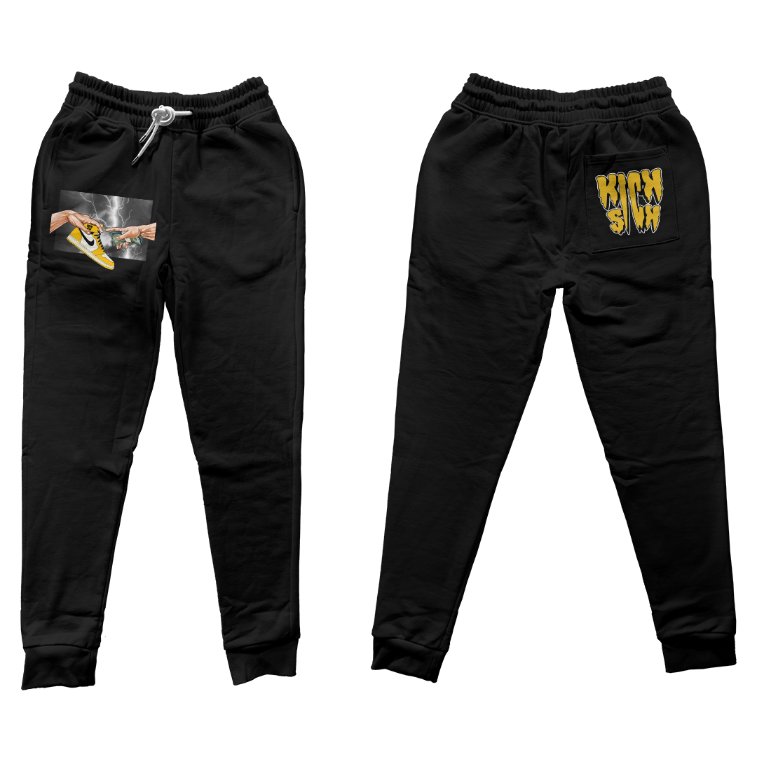 "Yellow Ochre 1 Retro God" Jogger Pants