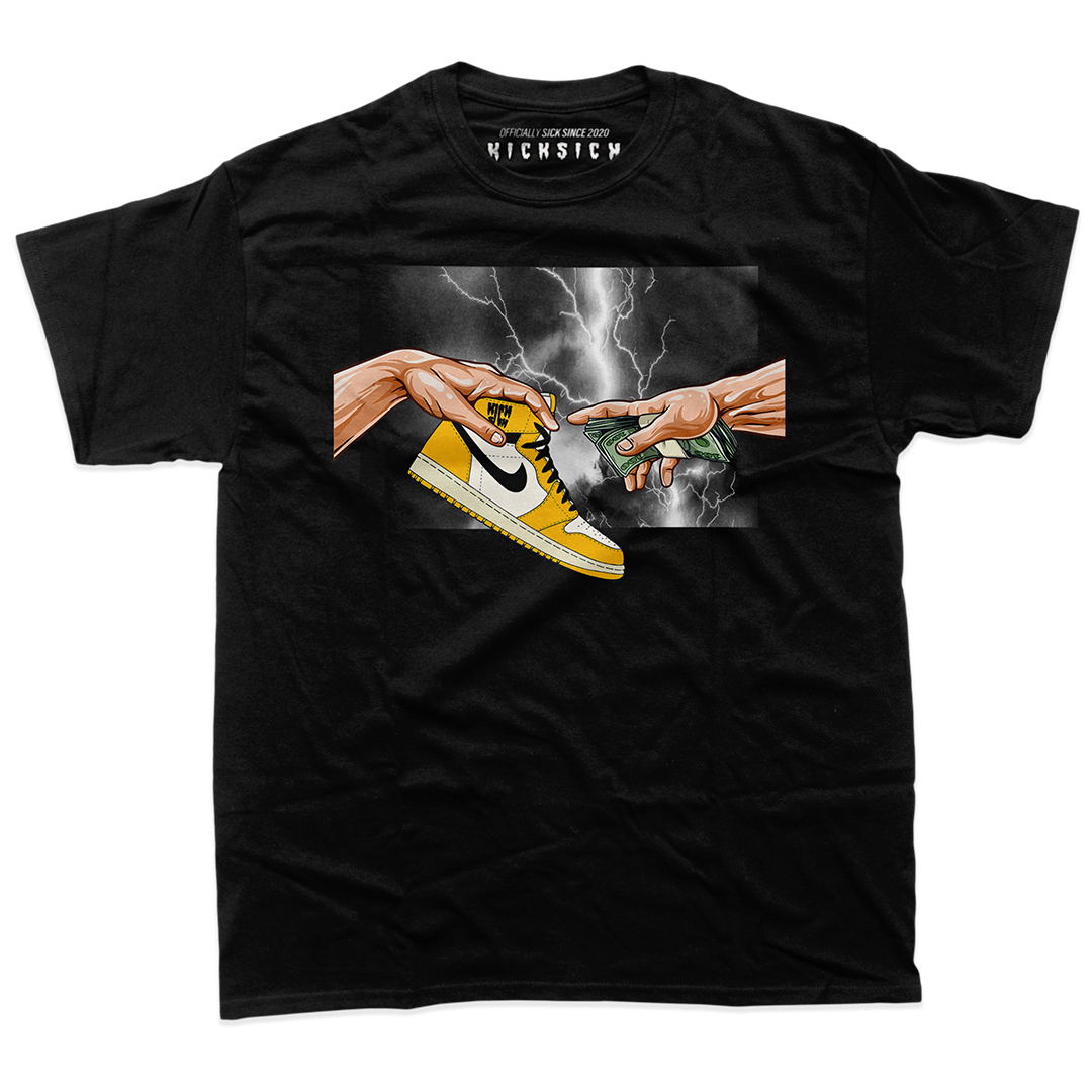 "Yellow Ochre 1 Retro God" Tee