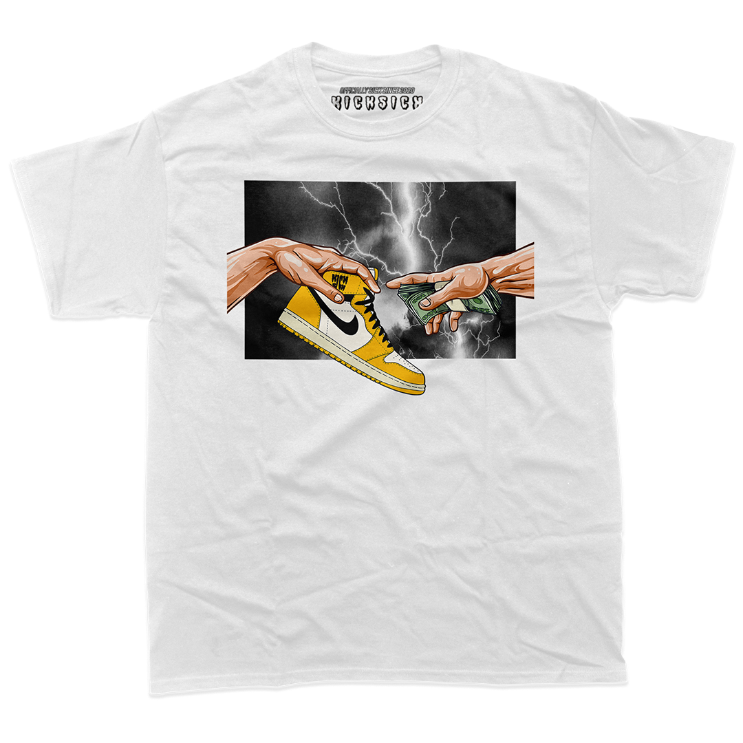 "Yellow Ochre 1 Retro God" Tee