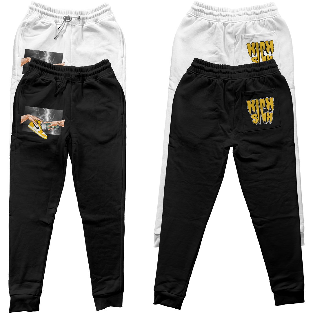 "Yellow Ochre 1 Retro God" Jogger Pants