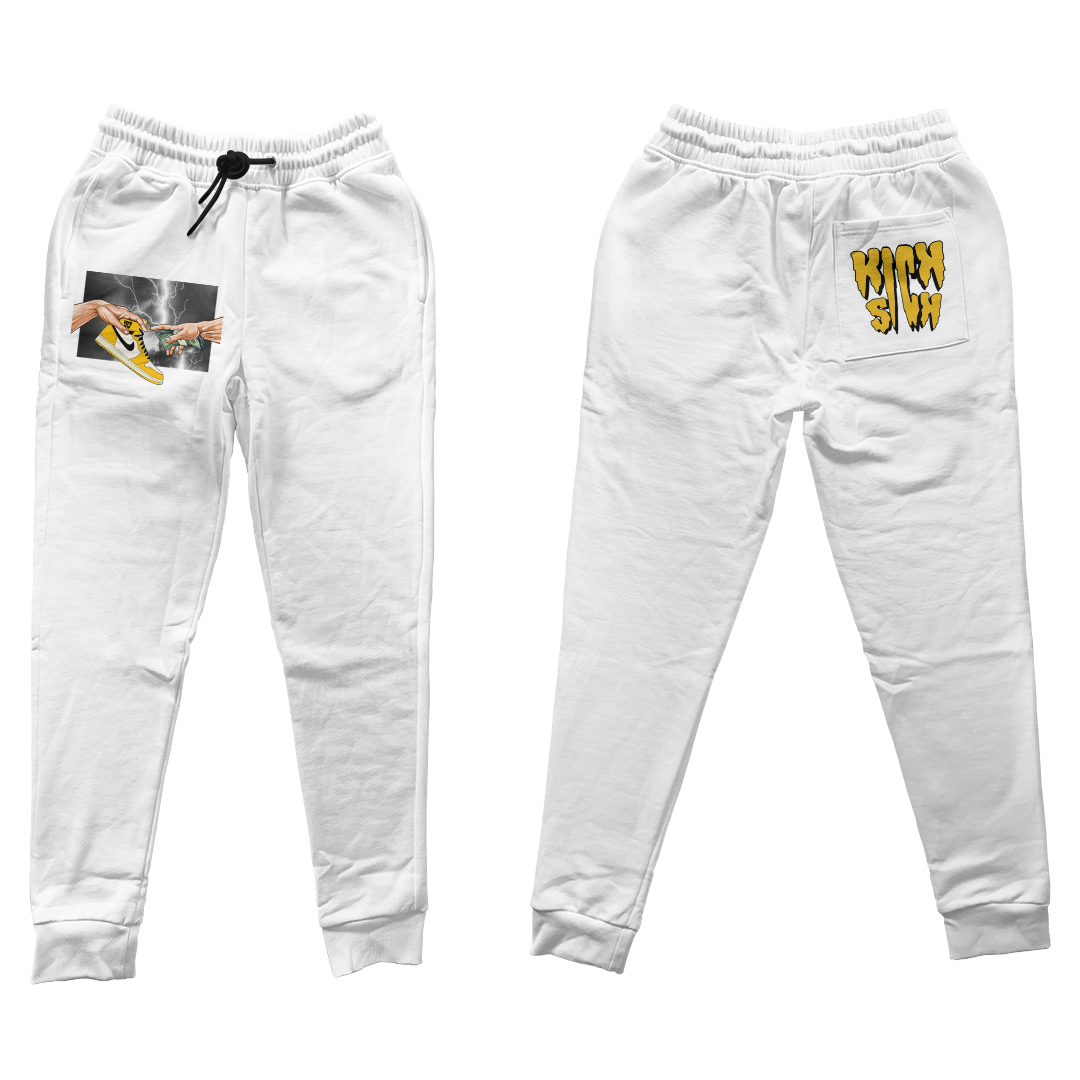 "Yellow Ochre 1 Retro God" Jogger Pants