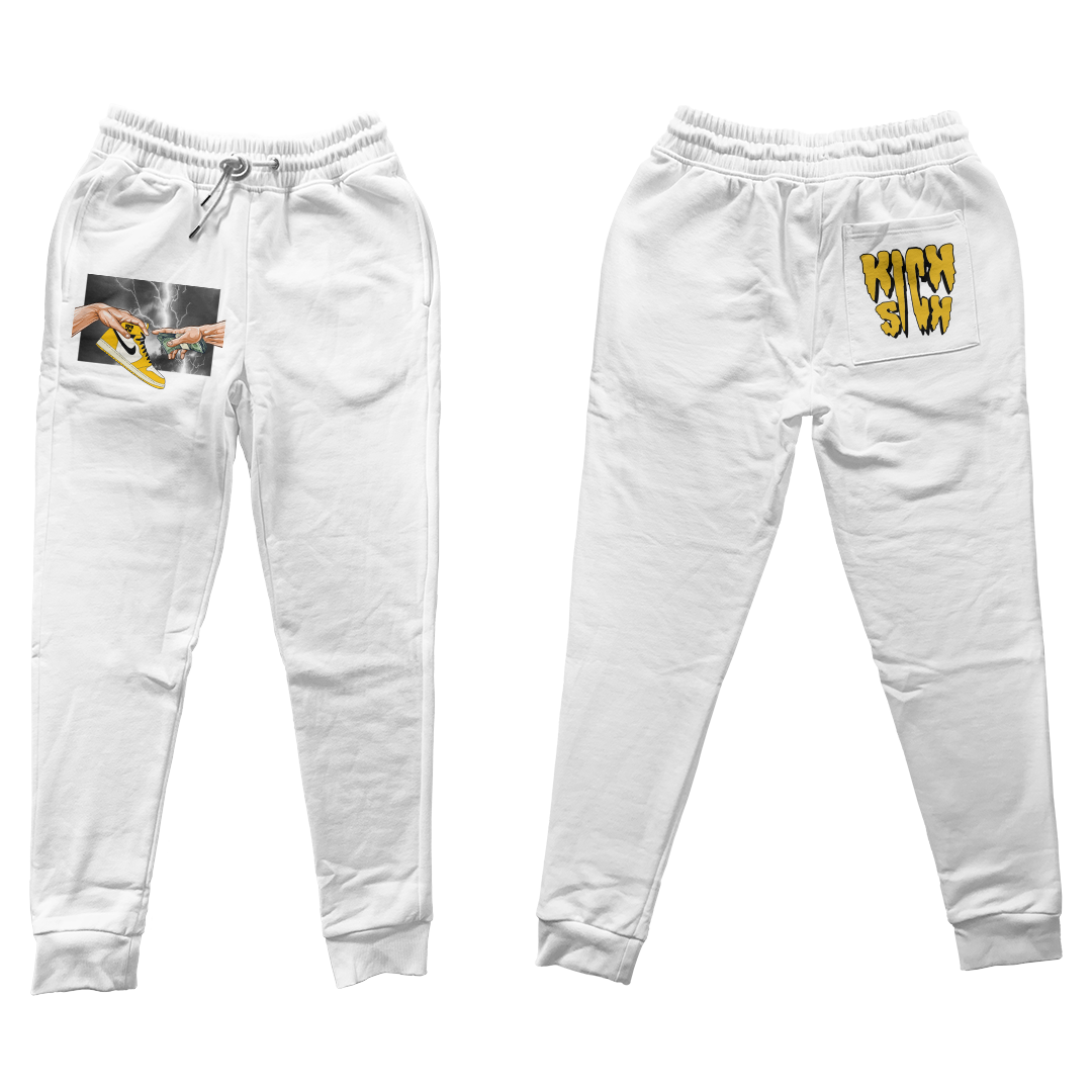 "Yellow Ochre 1 Retro God" Jogger Pants
