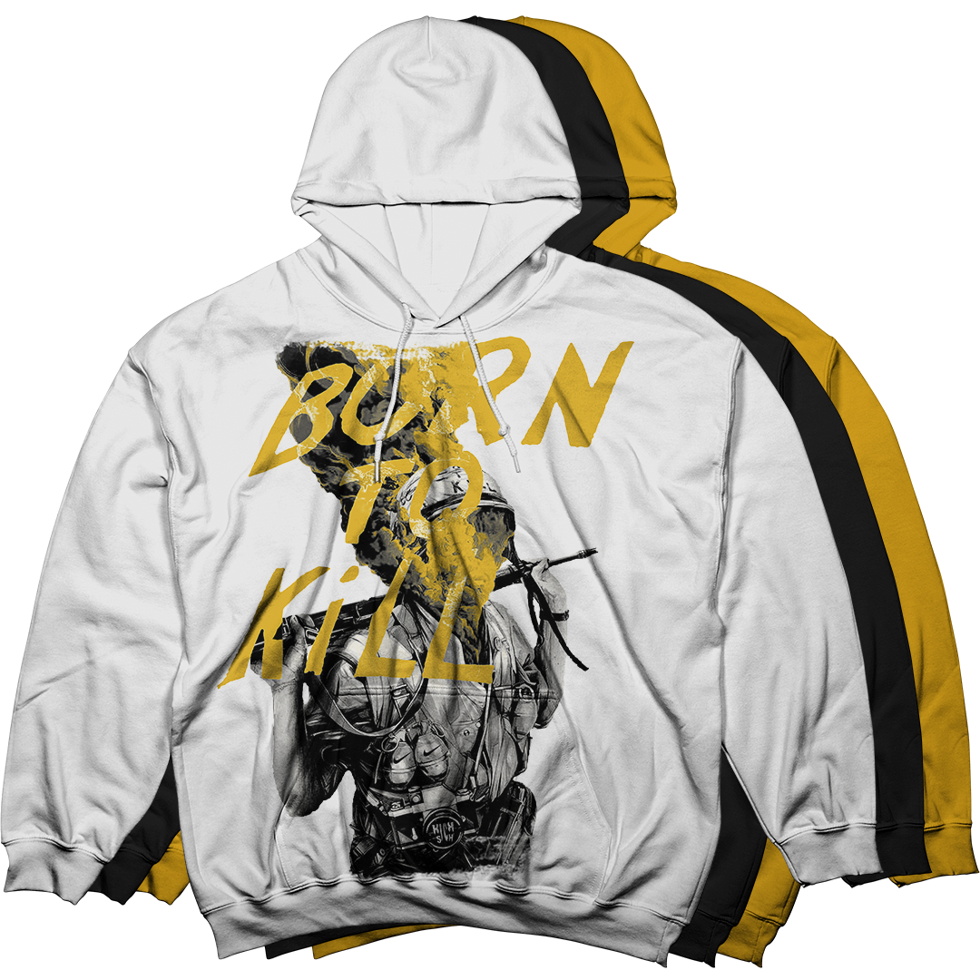 "Yellow Ochre 6 Born to Kill" Hoodie