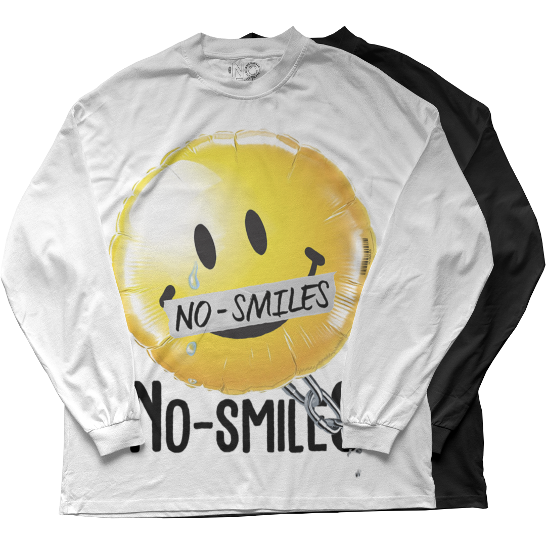 "Yellow Ochre 6 No Smiles" Long Sleeve Tee
