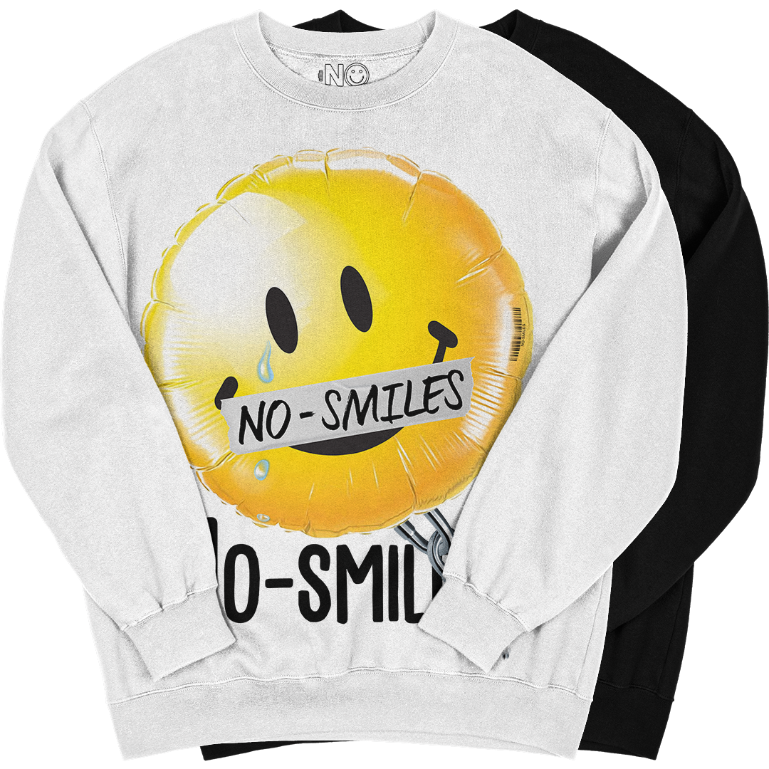 "Yellow Ochre 6 No Smiles" Crewneck Sweatshirt
