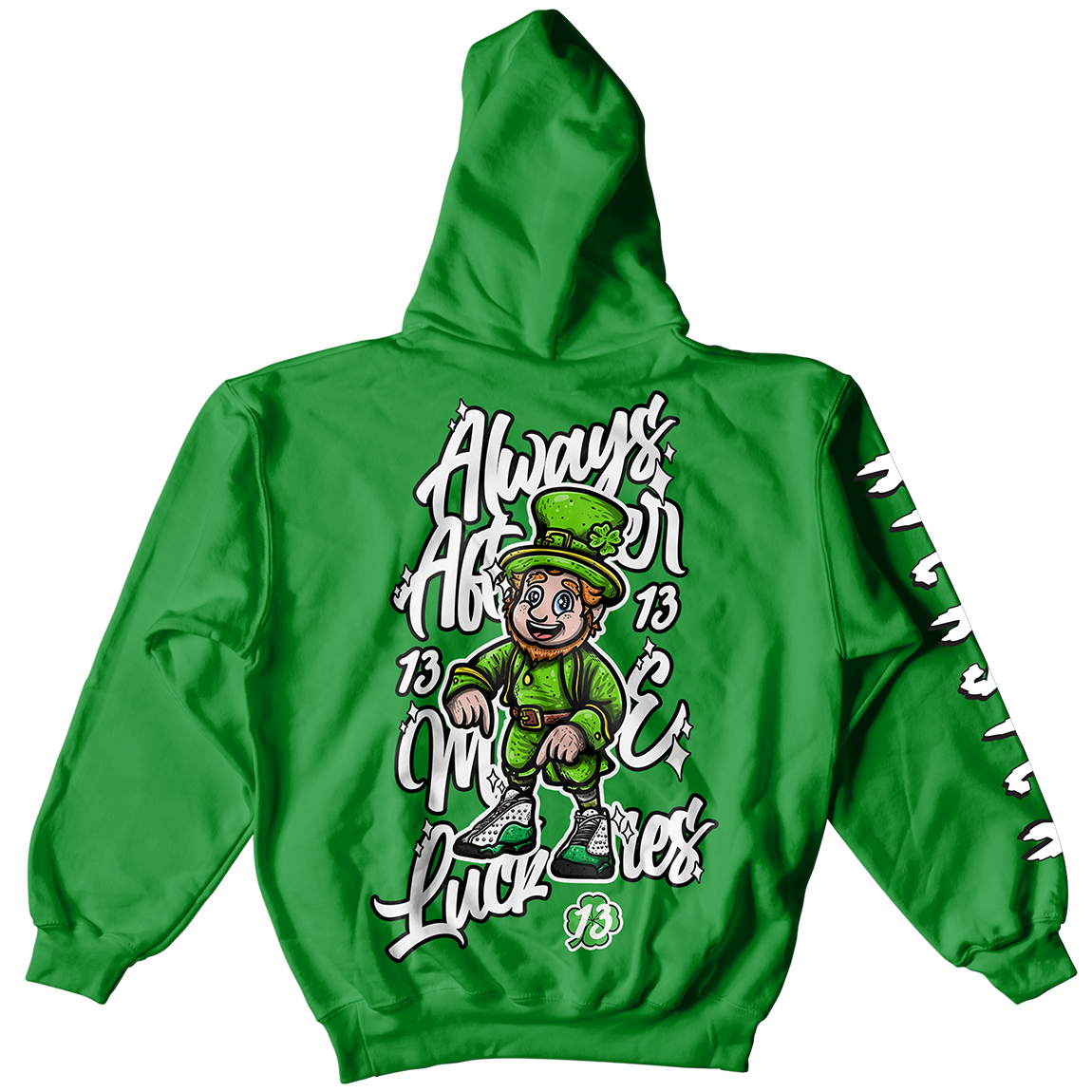 Always After Me Luckies Lucky 13 Clover Green Hoodie
