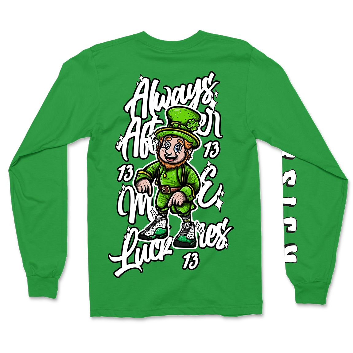 Always After Me Luckies Green Long Sleeve Tee