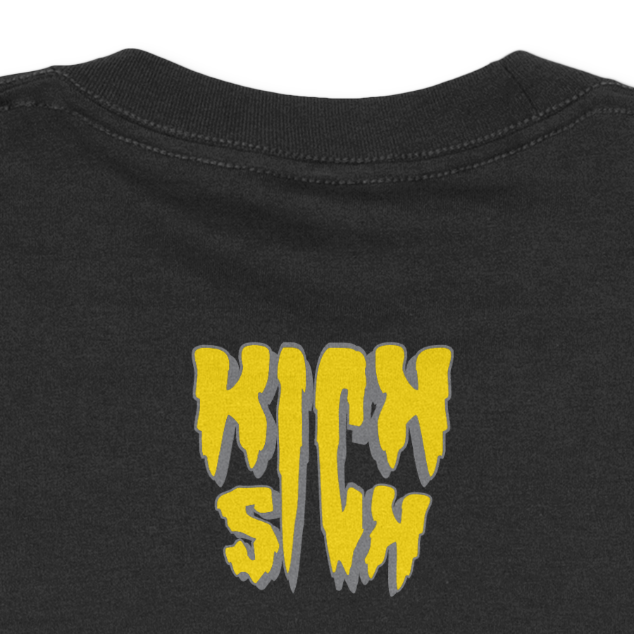 Boxed Out Bernie Gold Yellow Black Tee