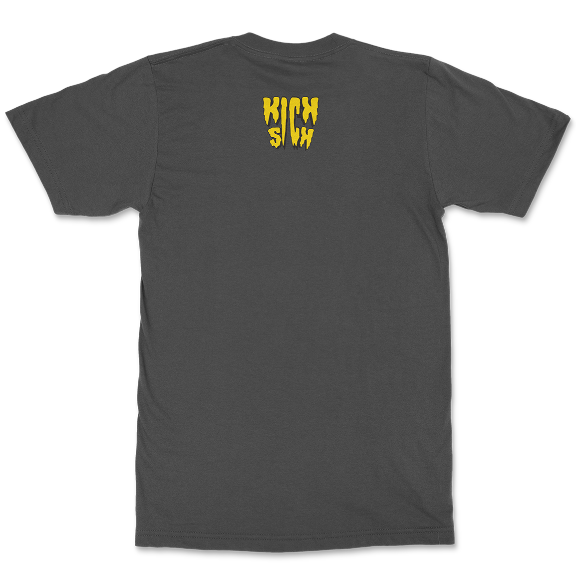 Boxed Out Bernie Gold Yellow Charcoal Grey Tee