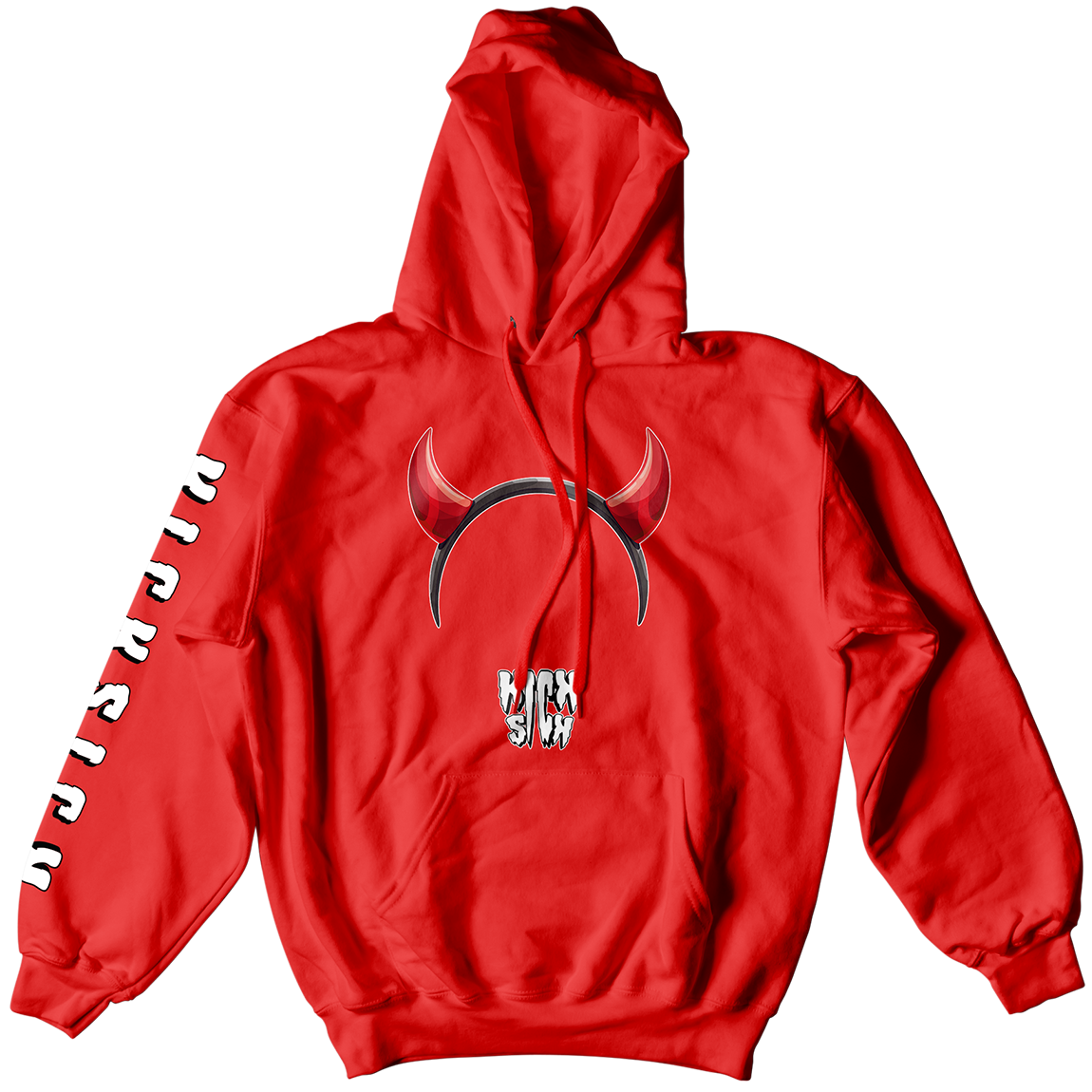 Devil Horns Party Hat Red Hoodie