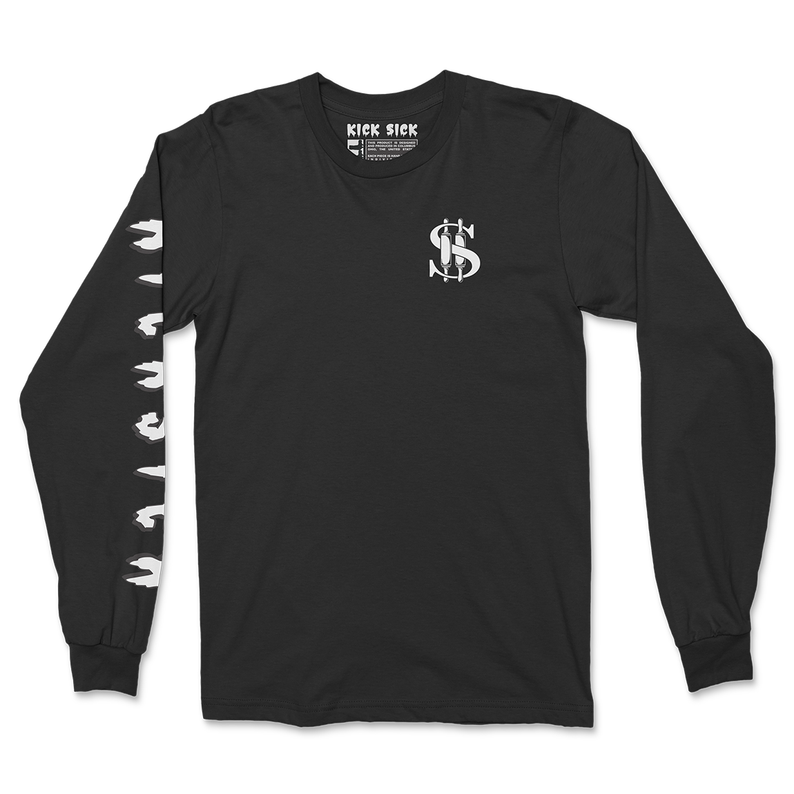 Dough Boy Black Long Sleeve Tee