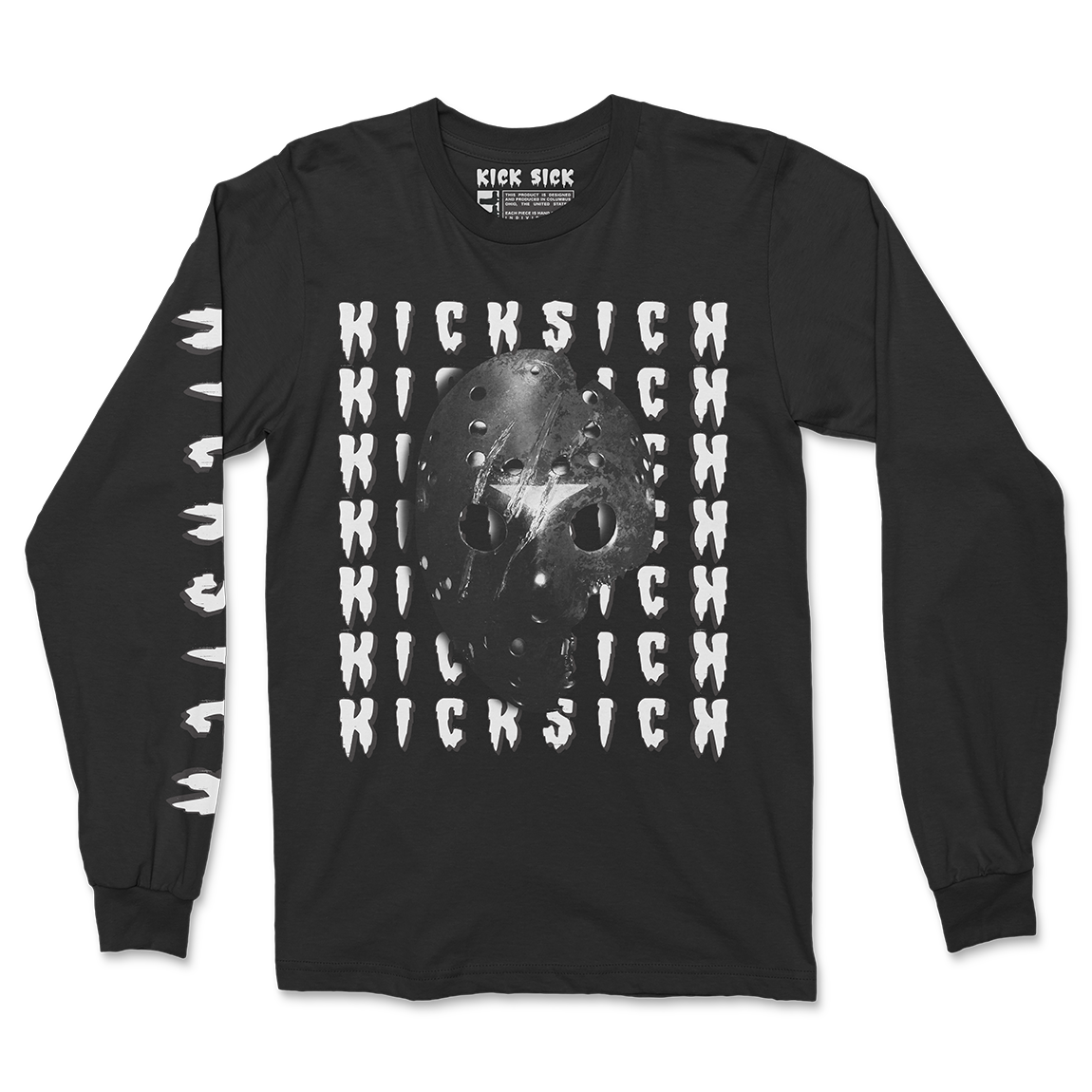 Friday 13 Broken Black Long Sleeve Tee